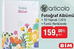 ARTİCOLO FOTOĞRAF ALBÜMÜ 30 YAPRAK 120'Lİ